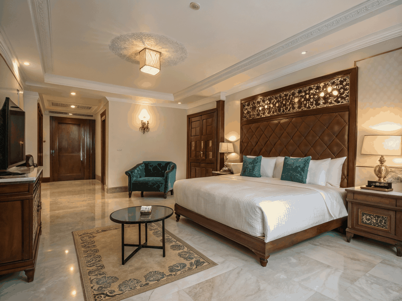 Hotel suite renovation using architectural vinyl
